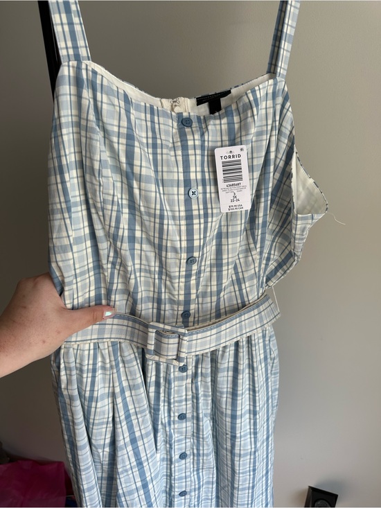 torrid Dresses & Skirts - Torrid Retro Chic Plaid Button-Front Midi Dress